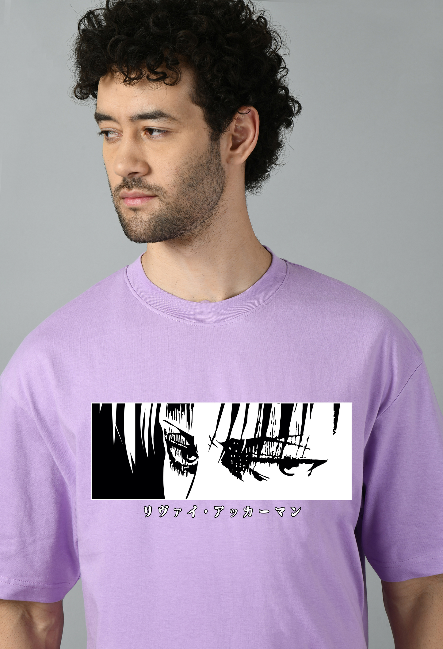 Cartoon Printed Anime Oversized Tshirt for Men