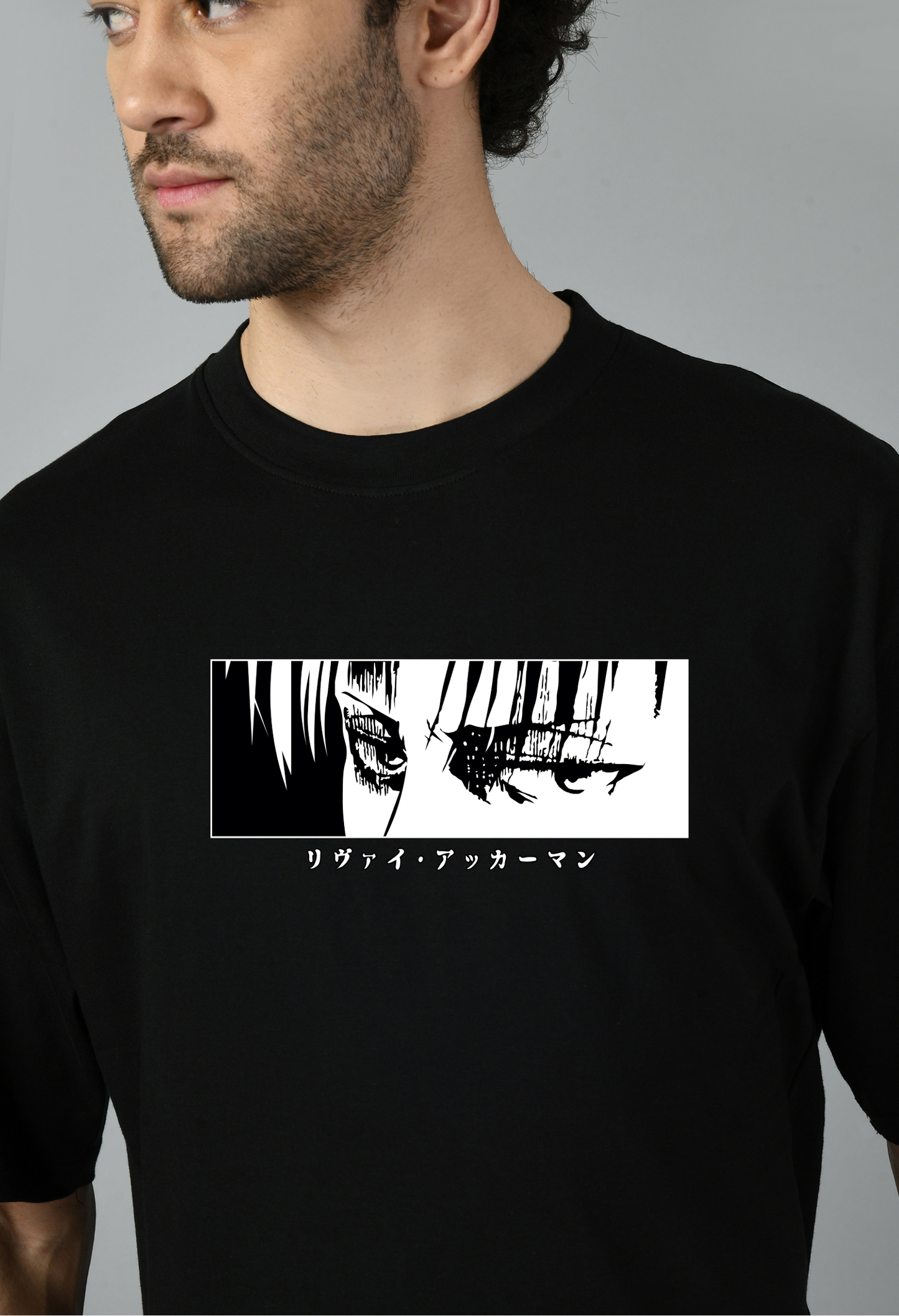 Cartoon Printed Anime Oversized Tshirt for Men