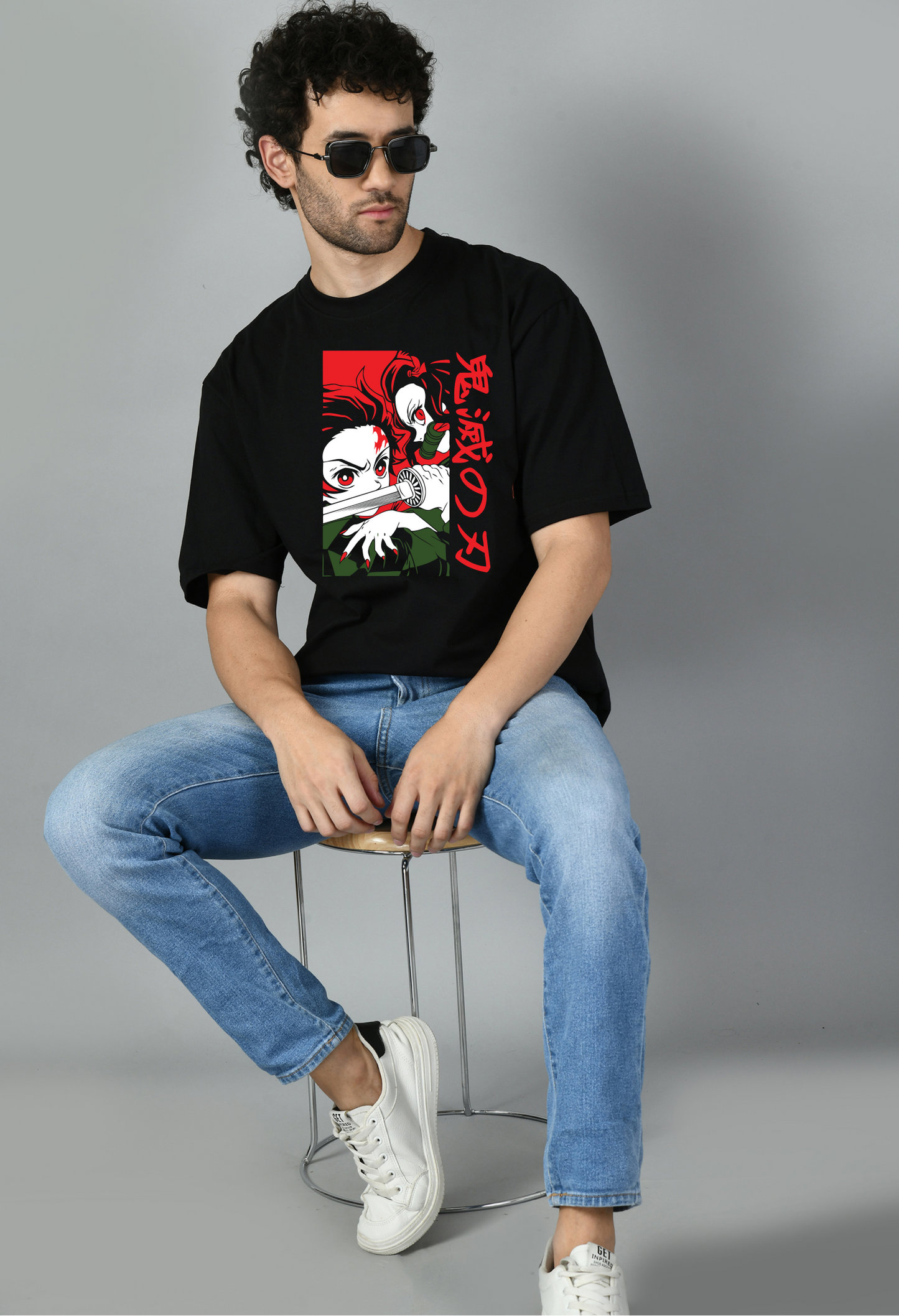 Demon Slayer Anime Printed Tshirt for Men