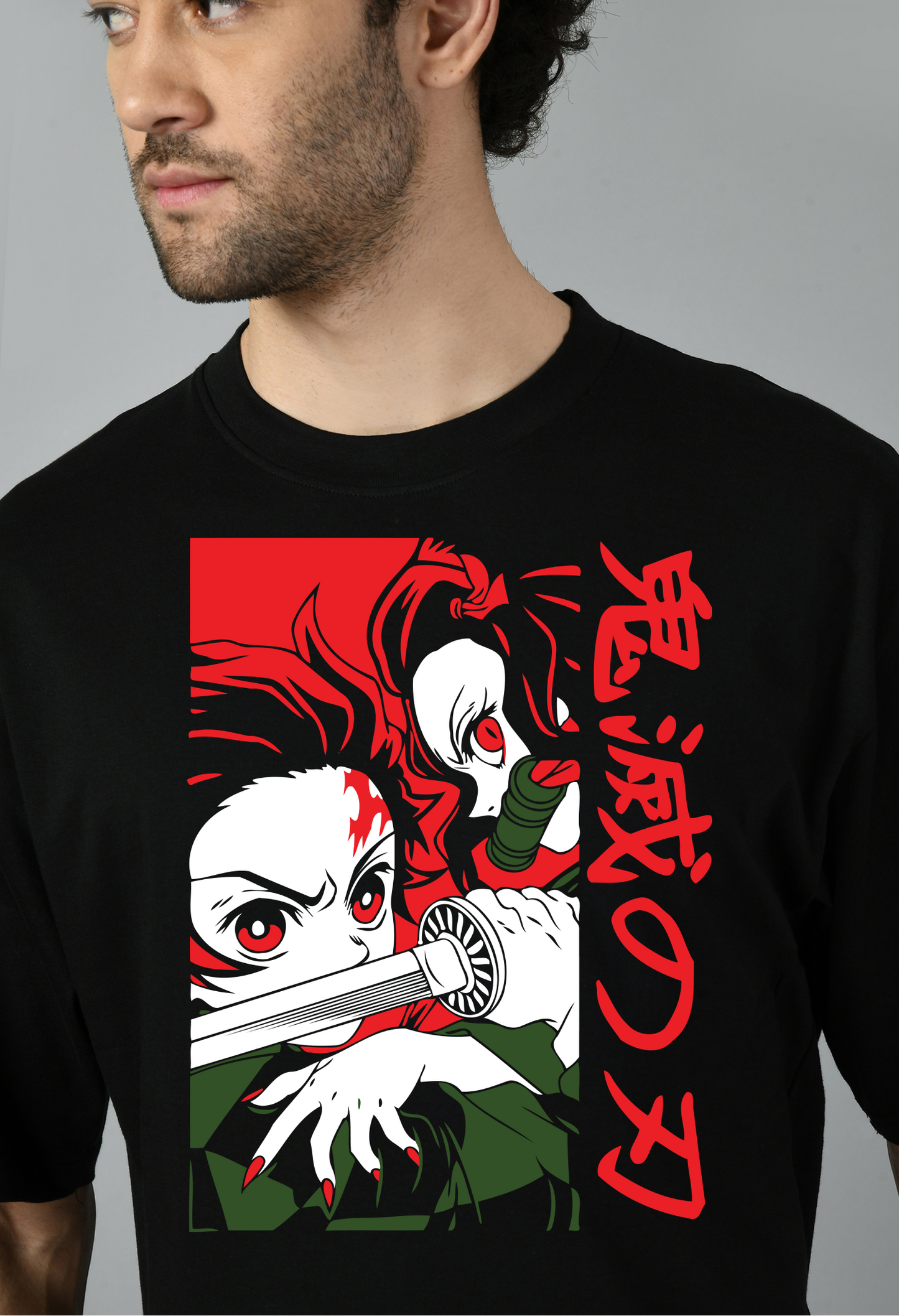 Demon Slayer Anime Printed Tshirt for Men