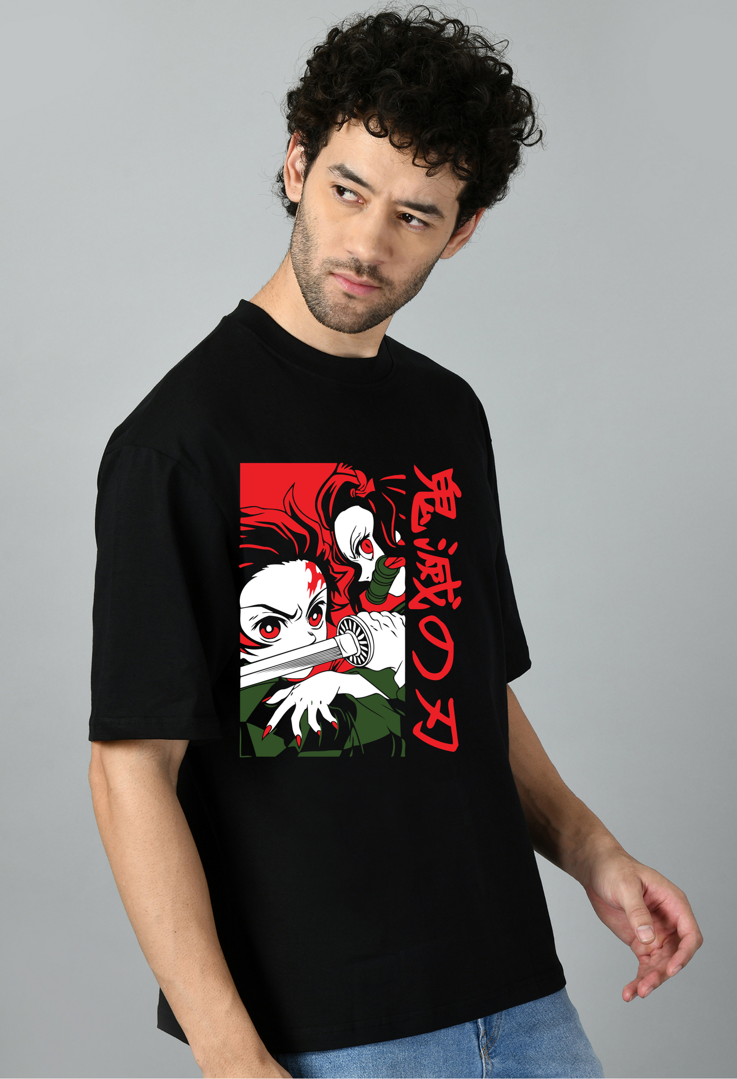 Demon Slayer Anime Printed Tshirt for Men