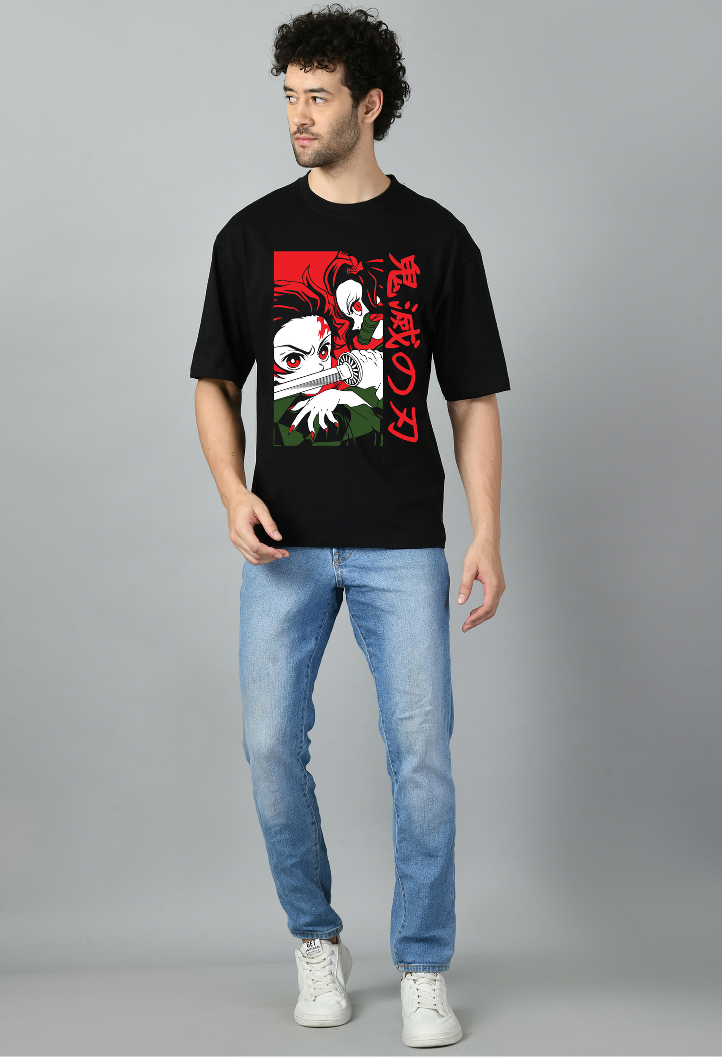 Demon Slayer Anime Printed Tshirt for Men