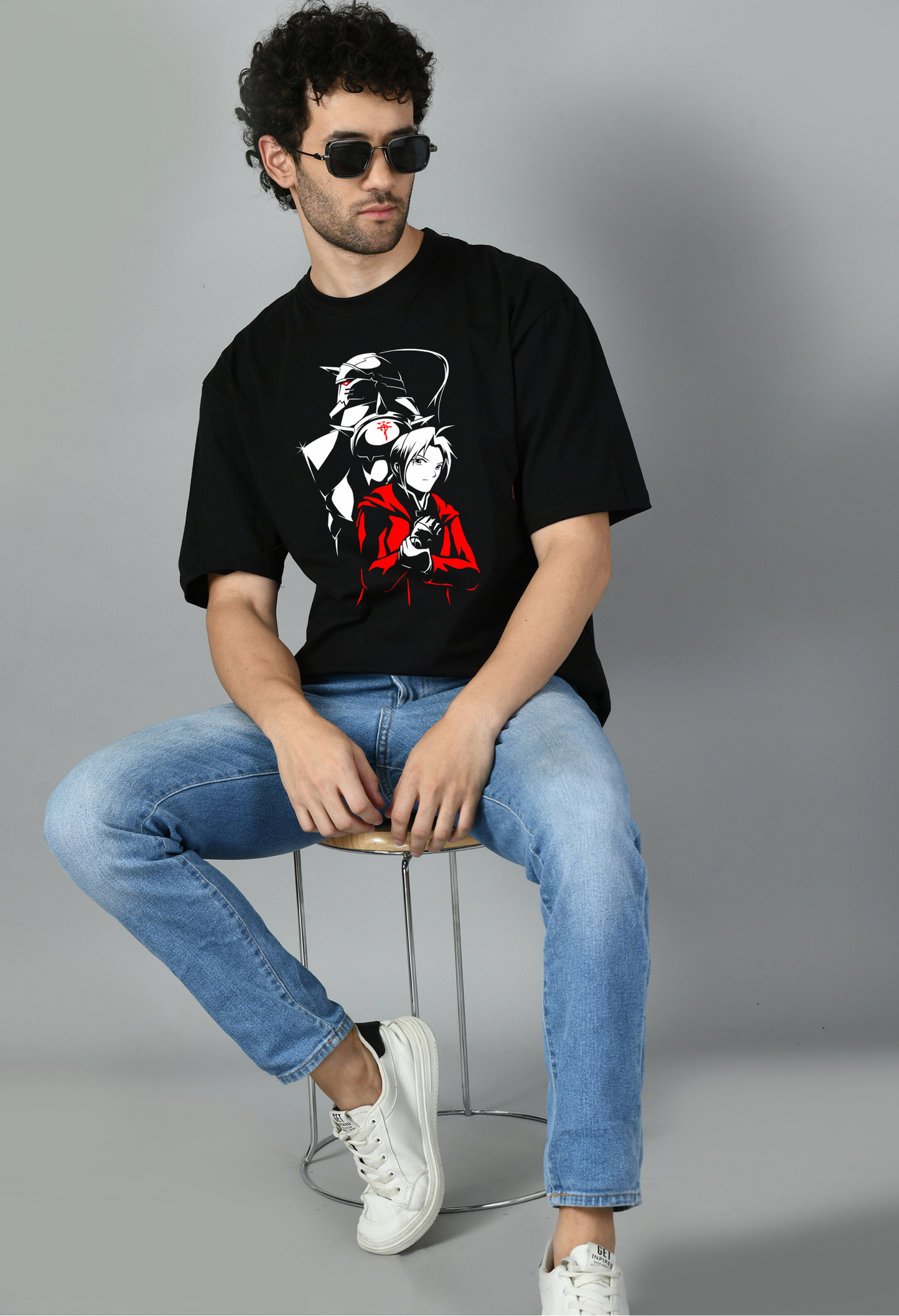 Fullmetal Alchemist Brotherhood Oversized Tshirt for Men