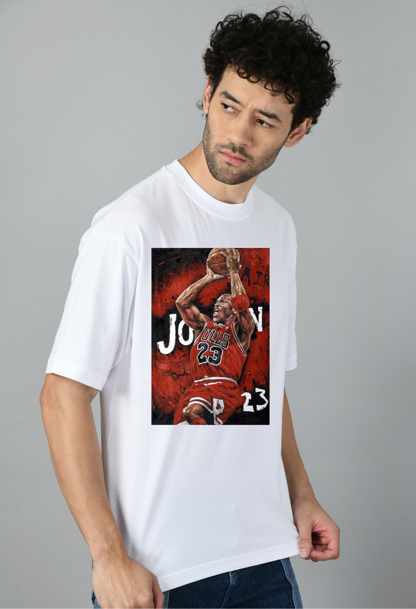 Cartoon Printed Oversized Tshirt for Men