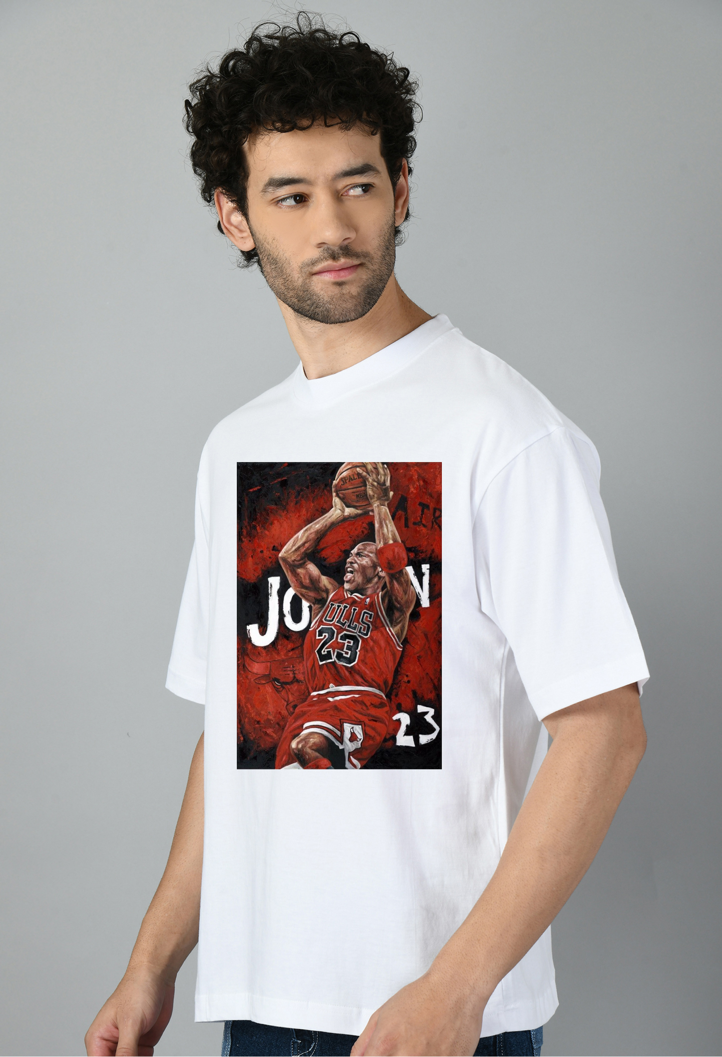 Cartoon Printed Oversized Tshirt for Men