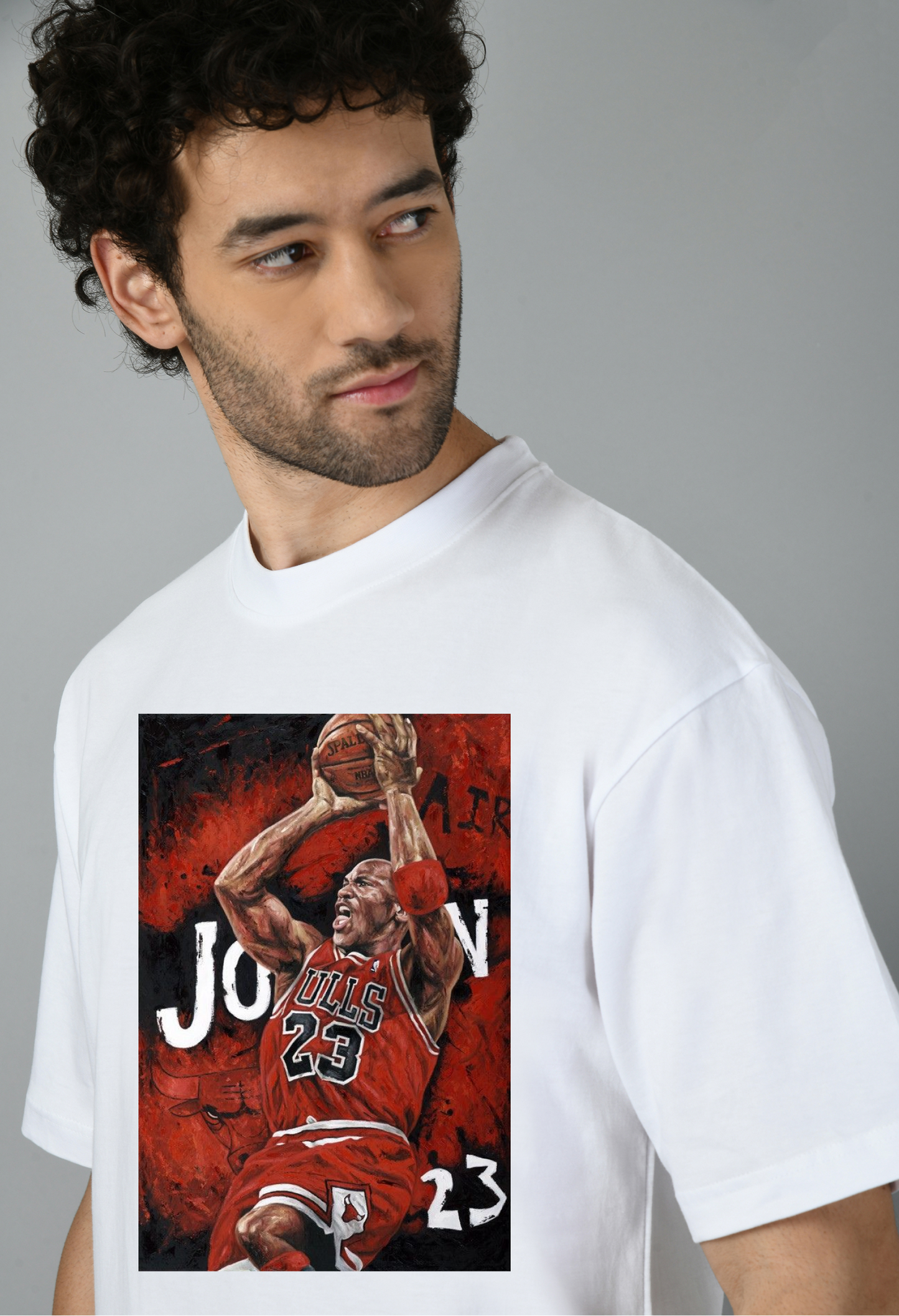 Cartoon Printed Oversized Tshirt for Men