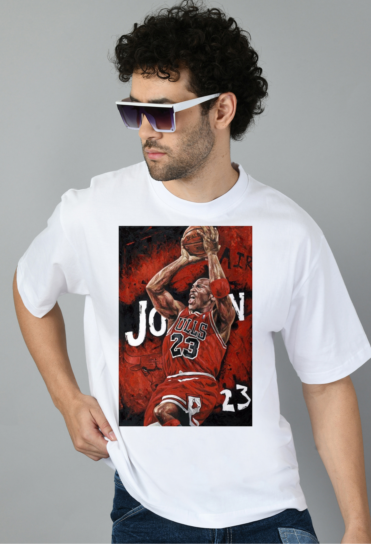 Cartoon Printed Oversized Tshirt for Men