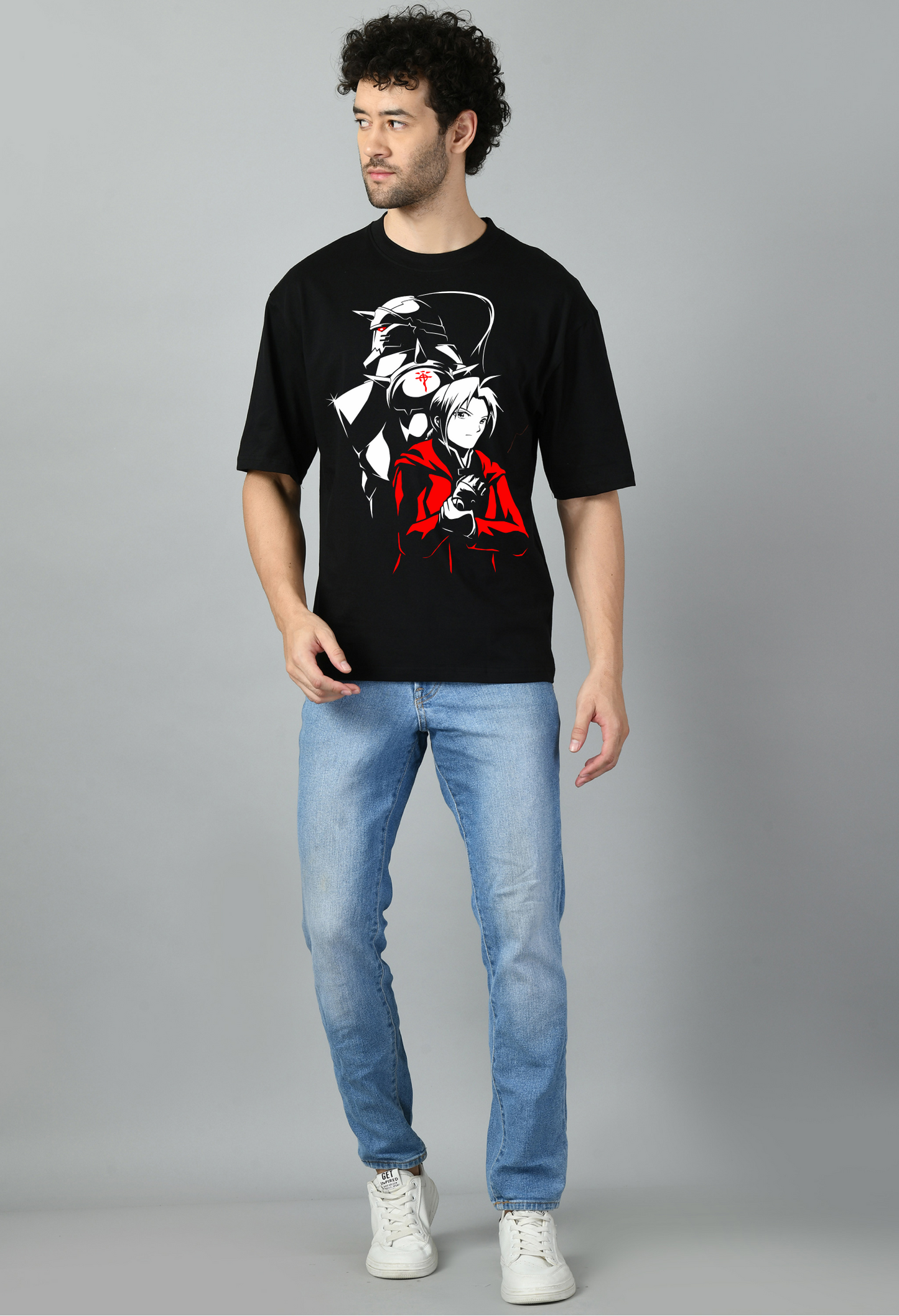 Fullmetal Alchemist Brotherhood Oversized Tshirt for Men