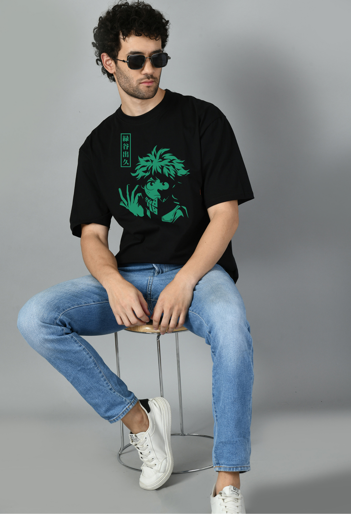 My Hero Academia Printed Oversized Tshirt for Men