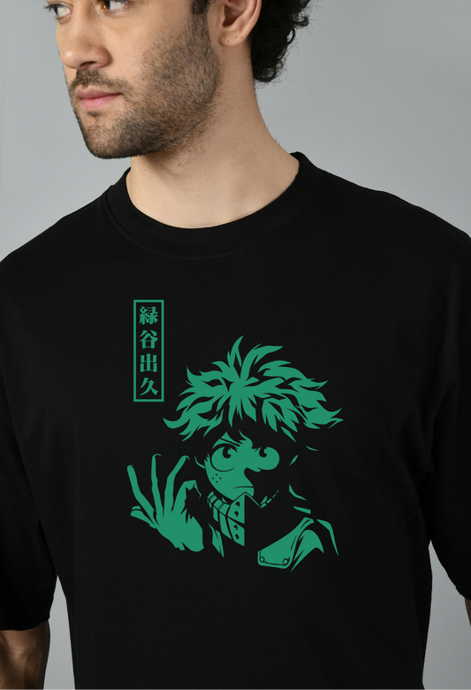 My Hero Academia Printed Oversized Tshirt for Men