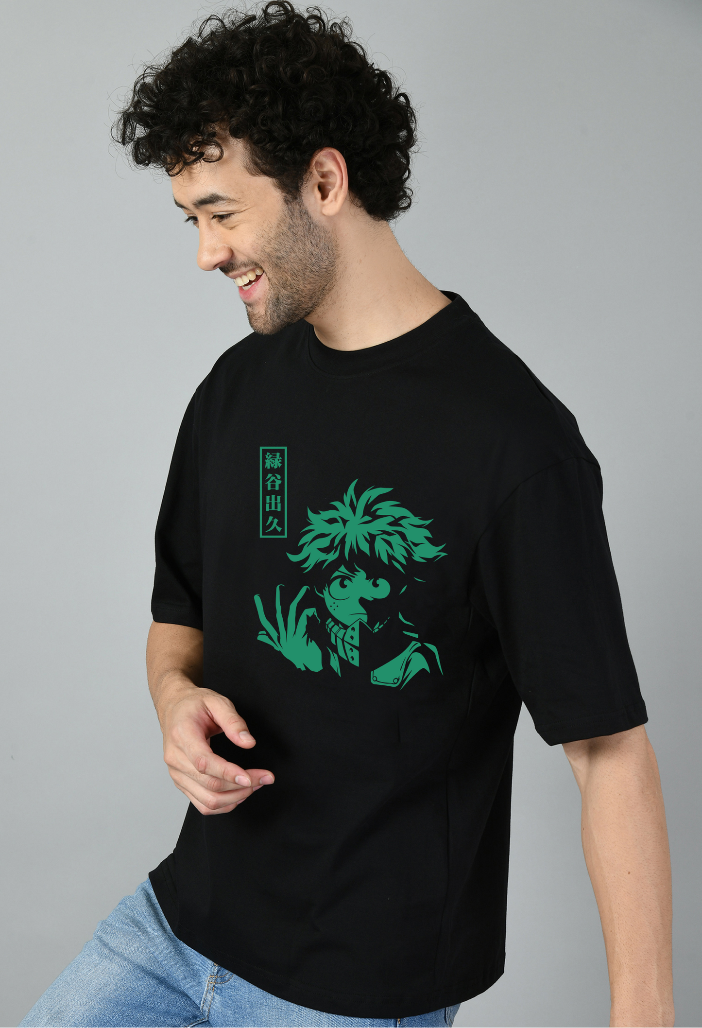 My Hero Academia Printed Oversized Tshirt for Men