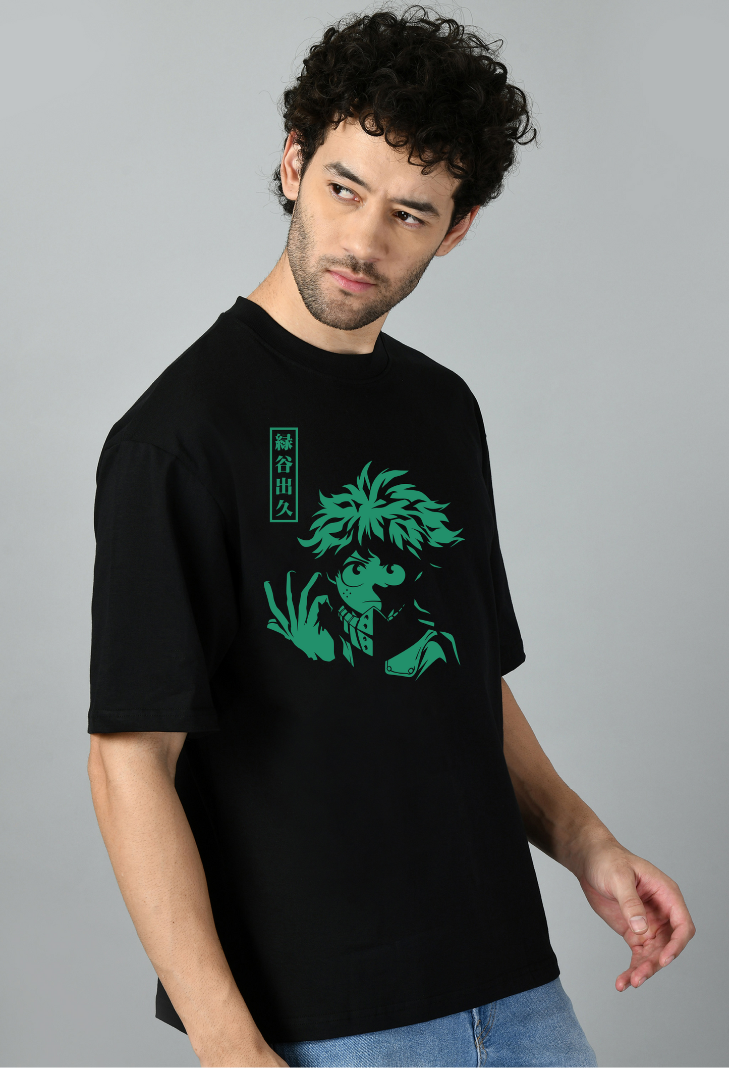 My Hero Academia Printed Oversized Tshirt for Men