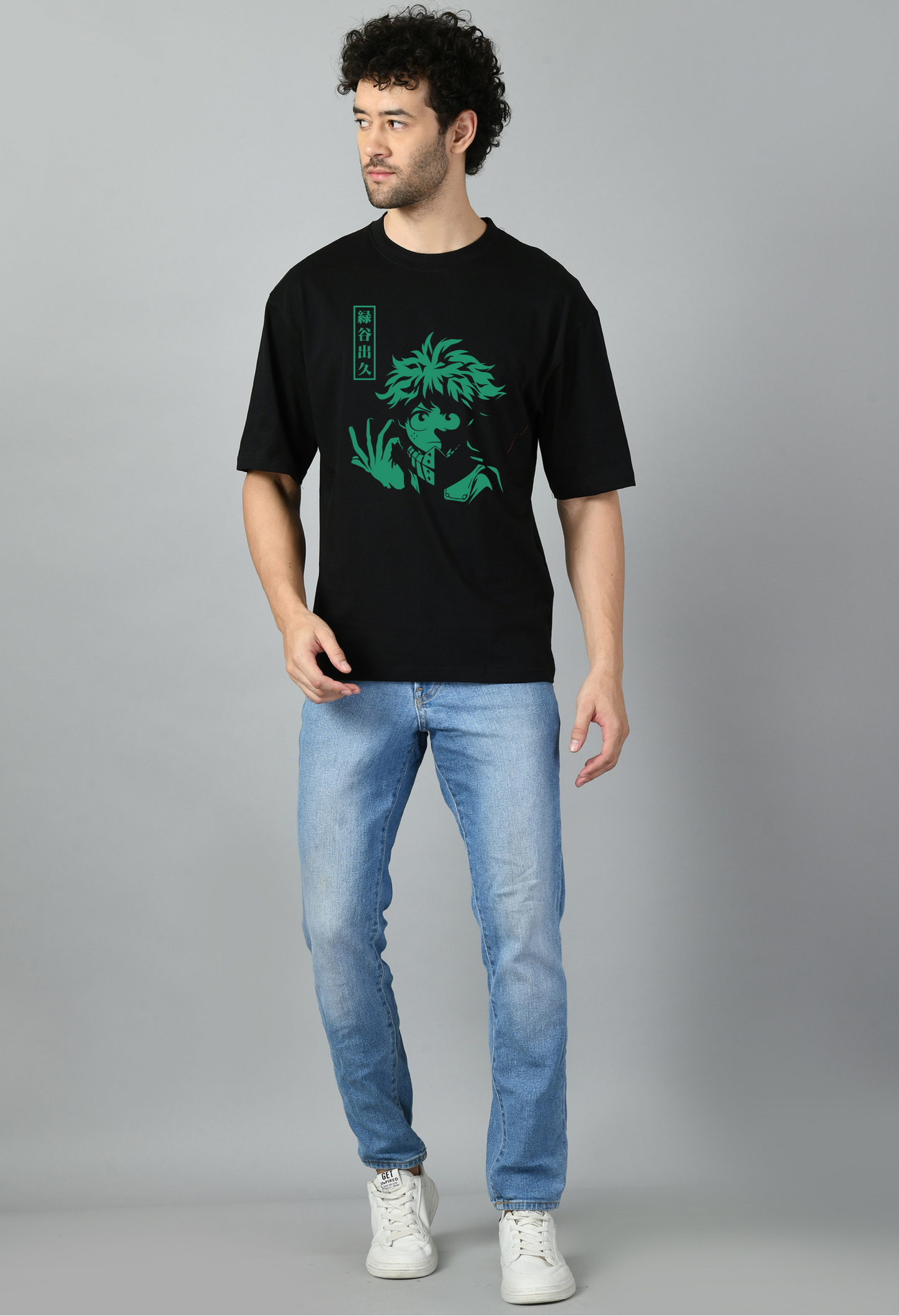 My Hero Academia Printed Oversized Tshirt for Men