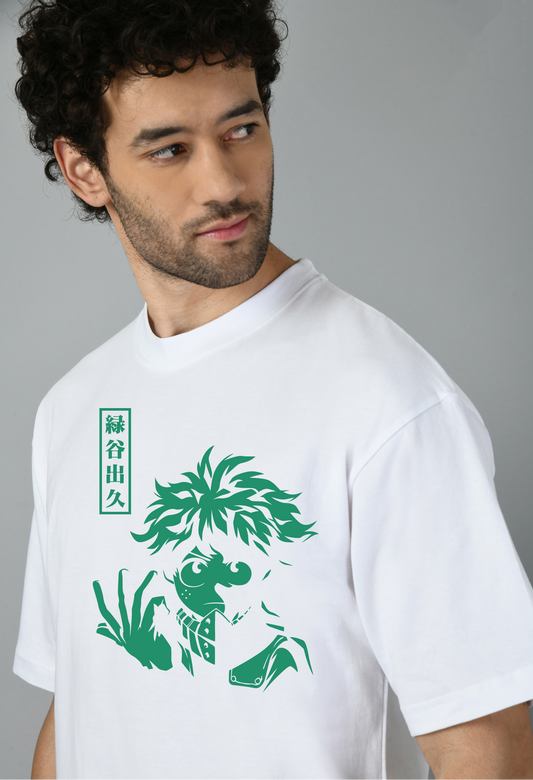 My Hero Academia Printed Oversized Tshirt for Men