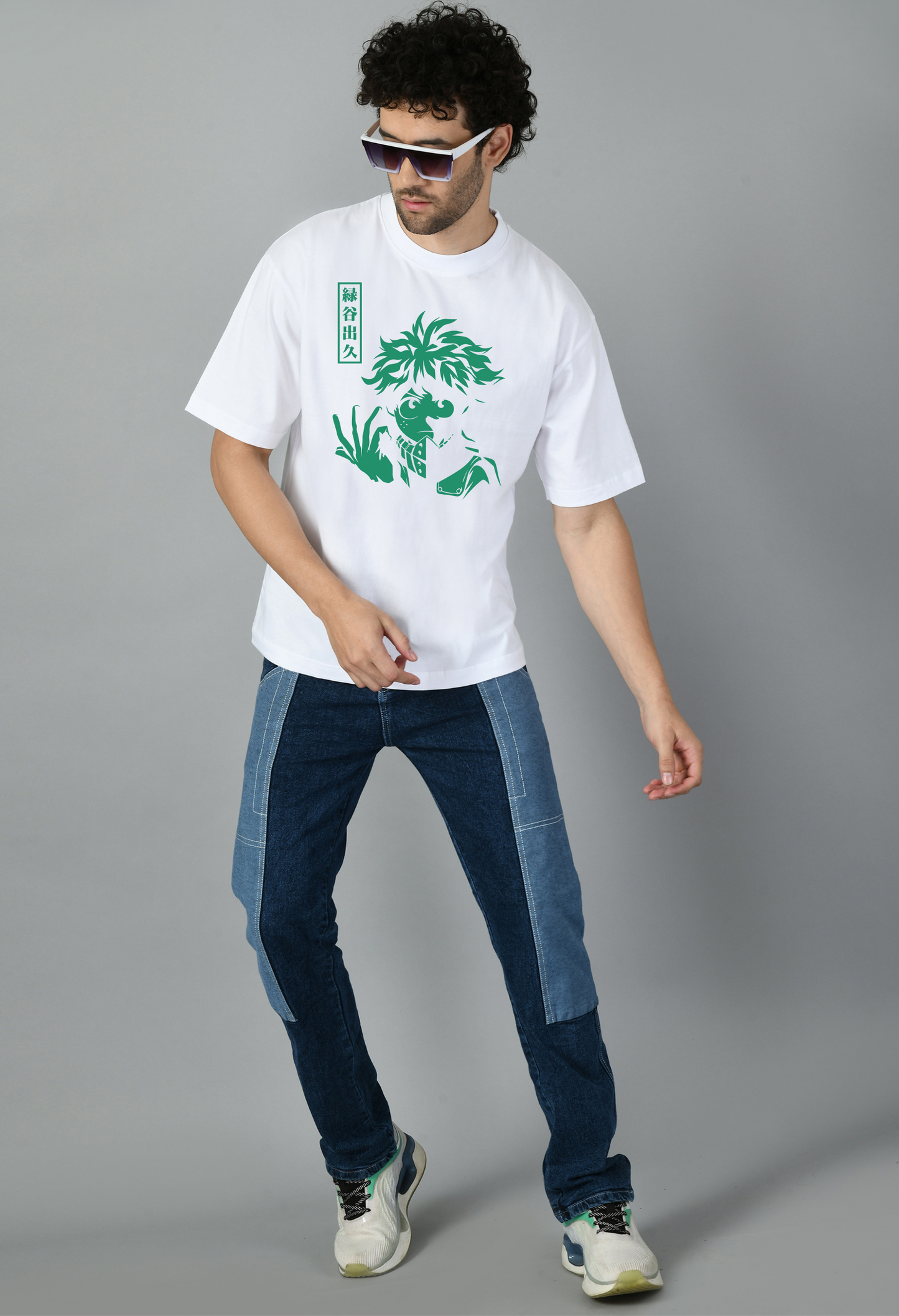 My Hero Academia Printed Oversized Tshirt for Men