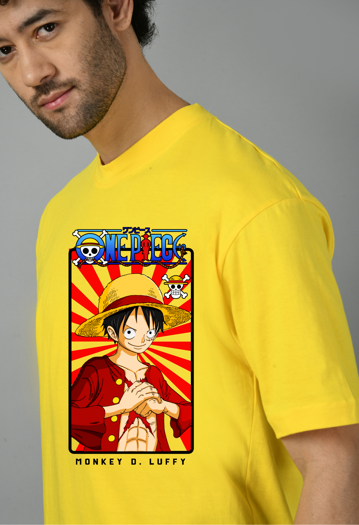 Cartoon Printed Oversized Tshirt for Men
