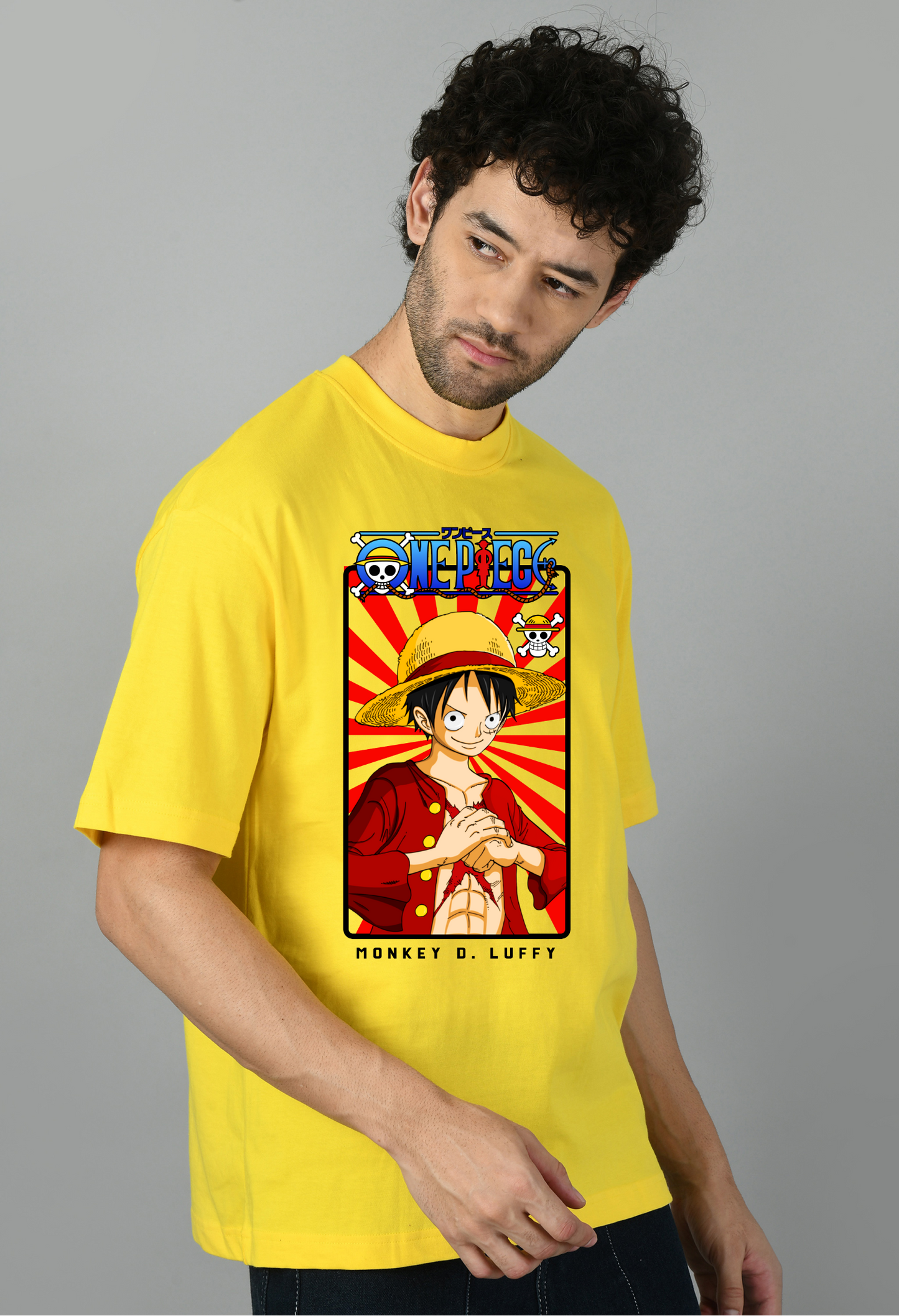 Cartoon Printed Oversized Tshirt for Men