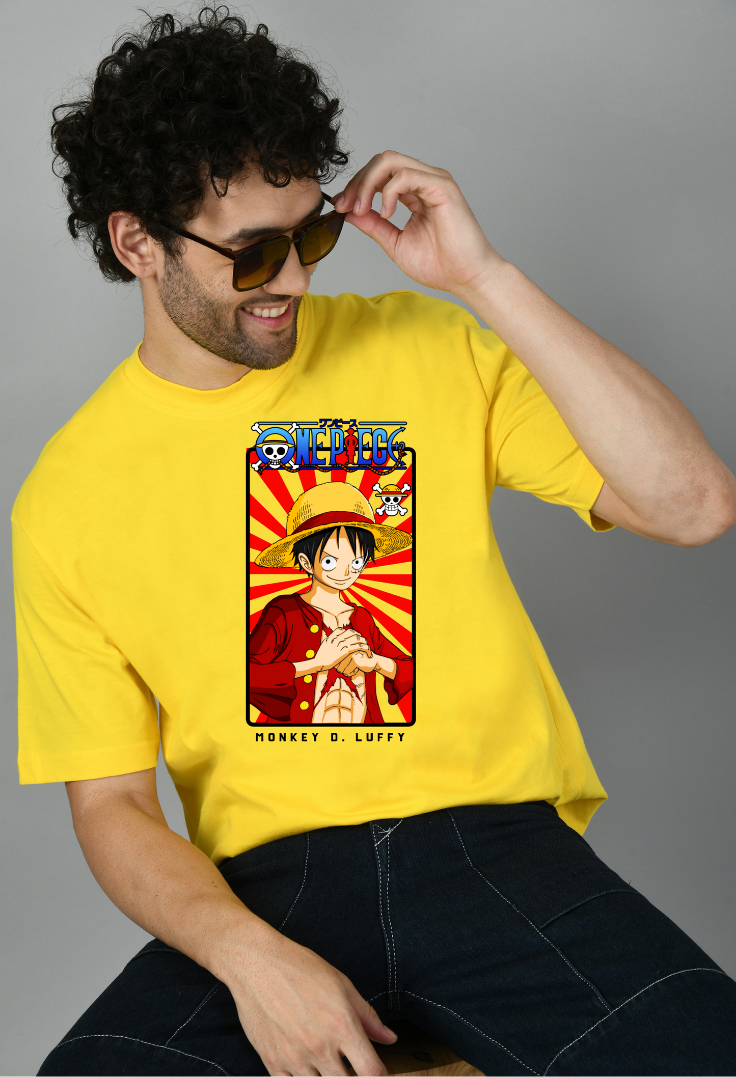 Cartoon Printed Oversized Tshirt for Men