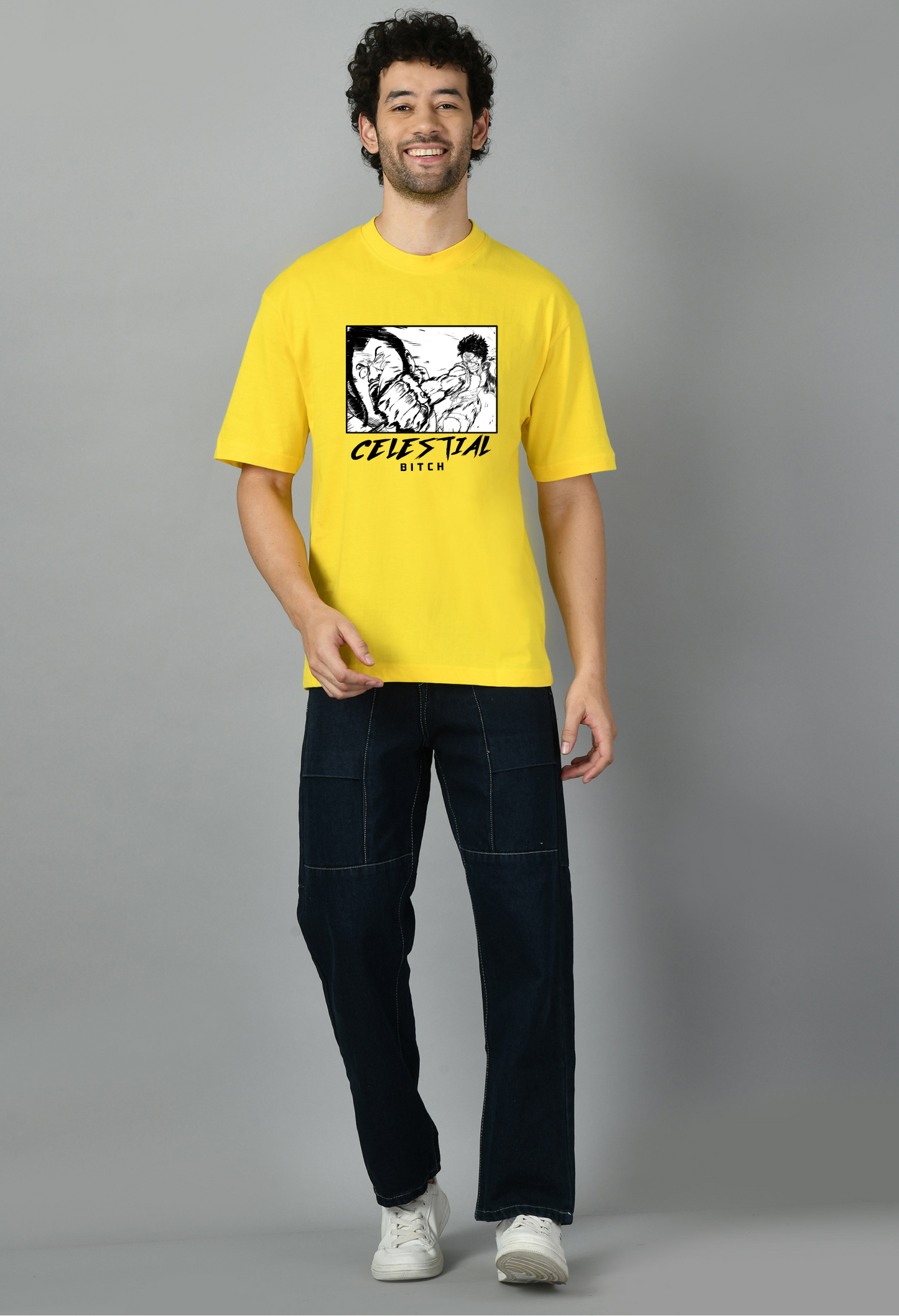 Celestial Anima Oversized Tshirt for Men