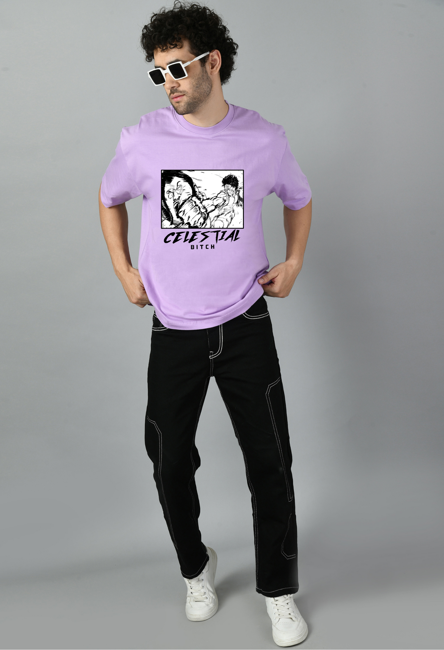 Celestial Anima Oversized Tshirt for Men