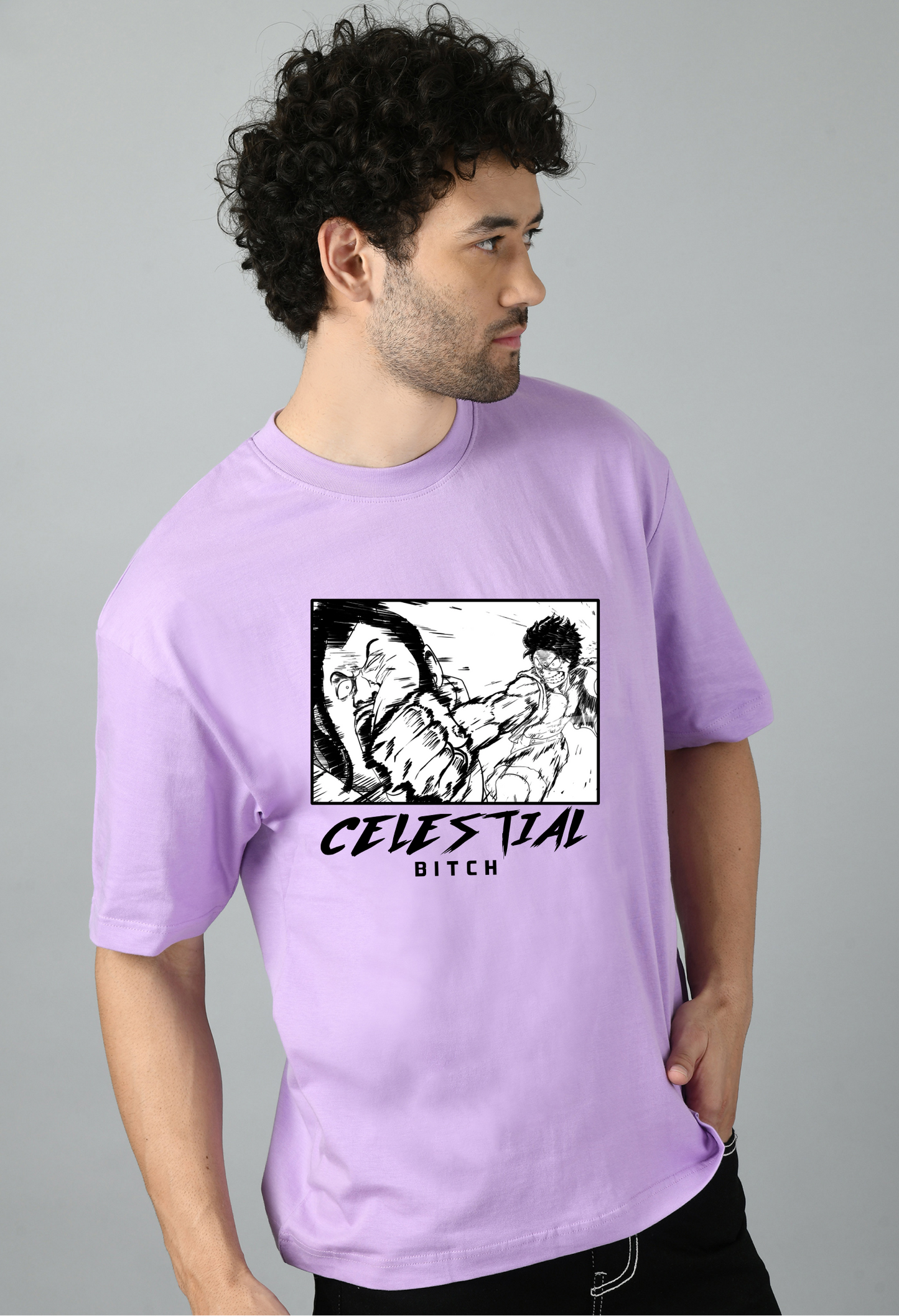 Celestial Anima Oversized Tshirt for Men