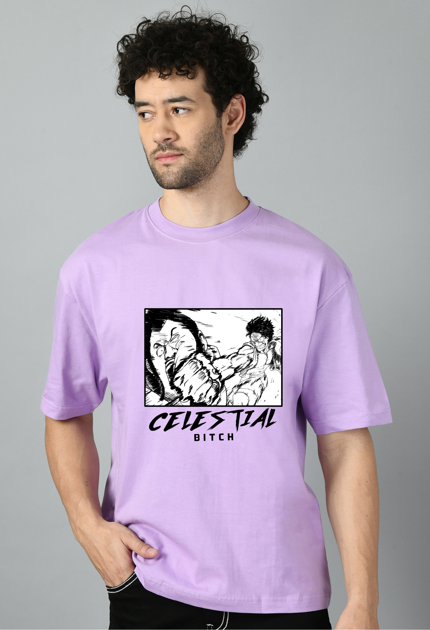 Celestial Anima Oversized Tshirt for Men