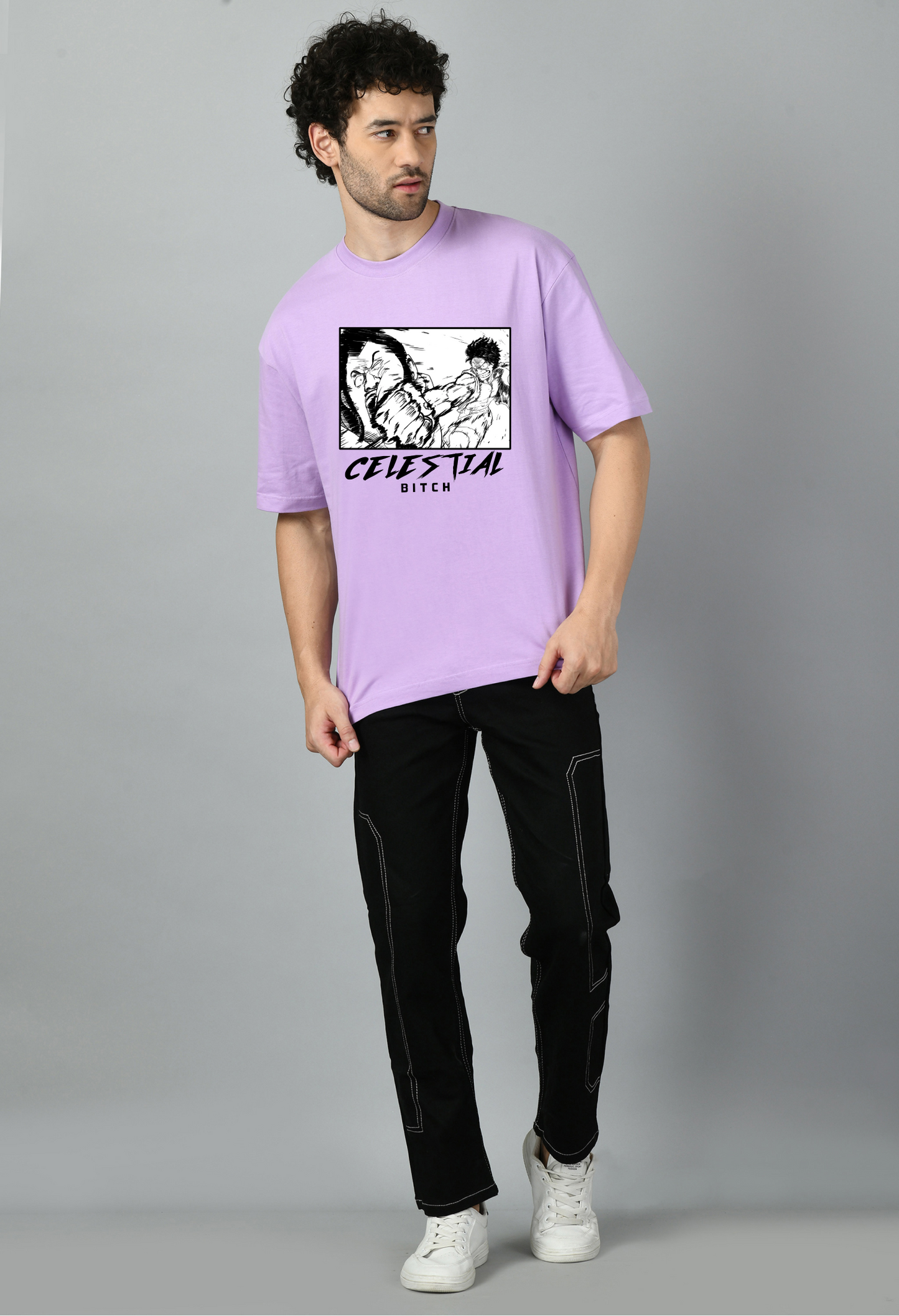 Celestial Anima Oversized Tshirt for Men