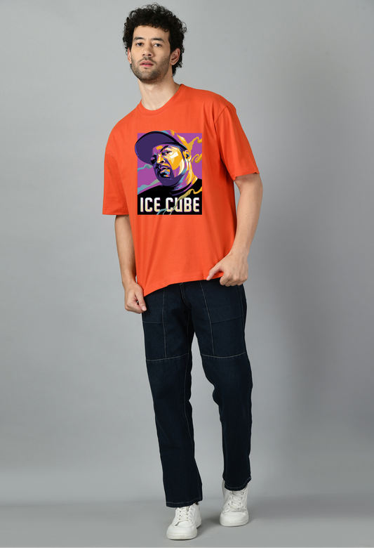 Hip Hop Cartoon Printed Oversized Tshirt for Men