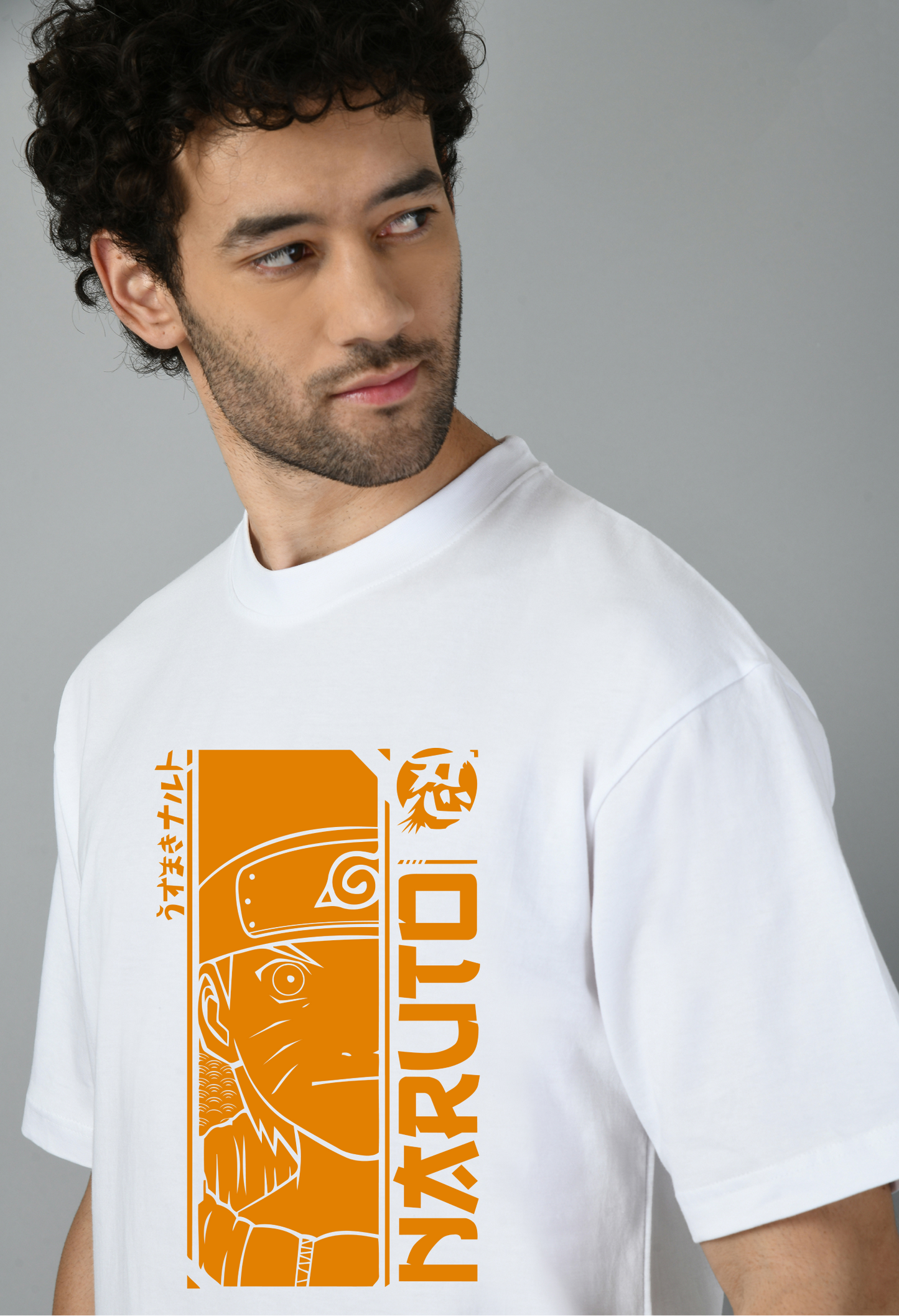 Naruto Stylish Oversized Anime Tshirt for Men