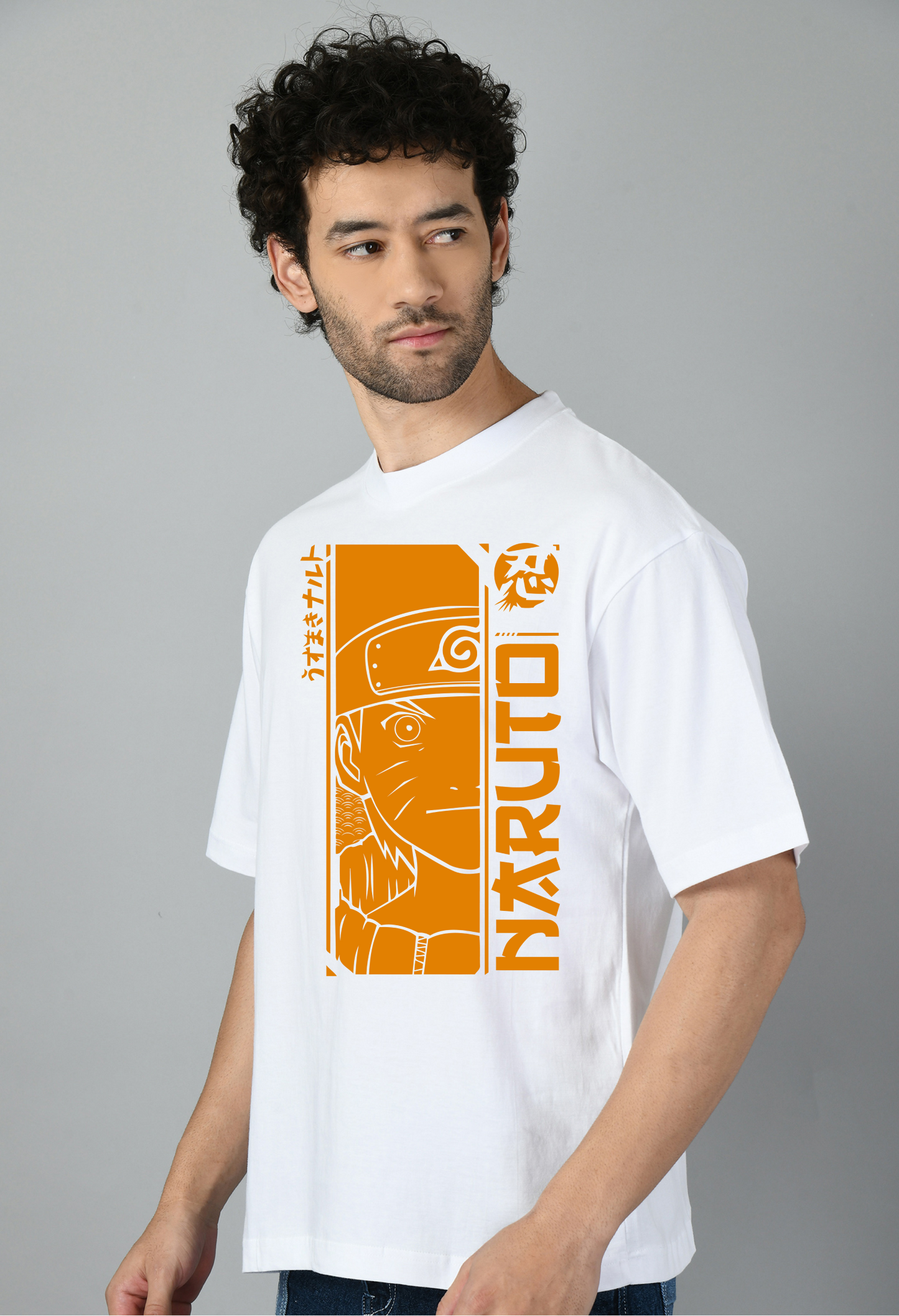 Naruto Stylish Oversized Anime Tshirt for Men