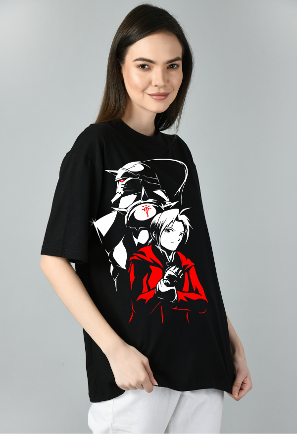 Fullmetal Alchemist Brotherhood Oversized Tshirt for Women