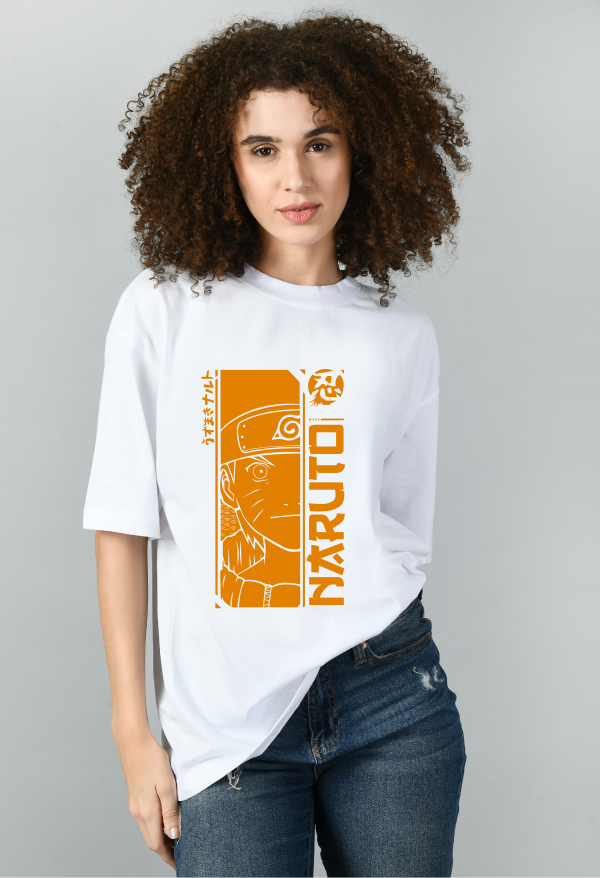 Naruto Stylish Oversized Anime Tshirt for Women