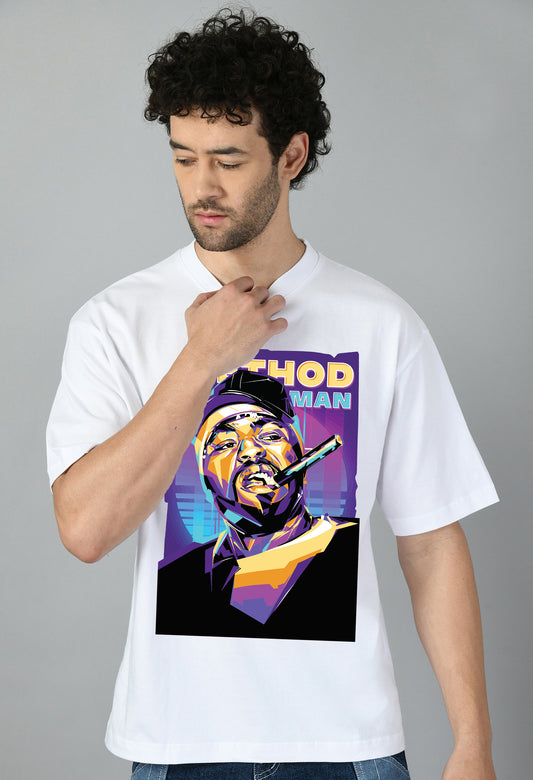 Men's Oversized Printed Anime Tshirt