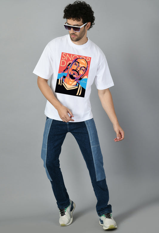 Women's Oversized Printed Anime Tshirt