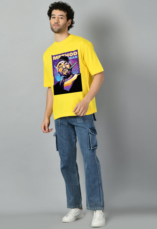 Men's Oversized Printed Anime Tshirt