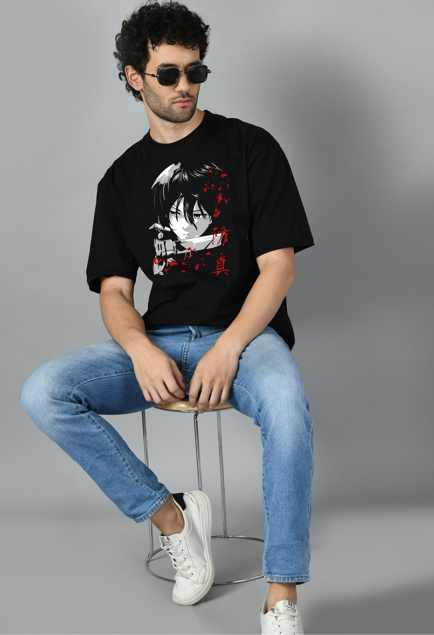 Cartoon Printed Oversized Tshirt for Men