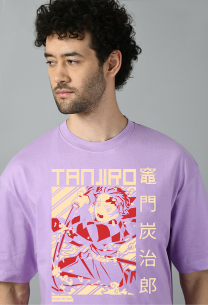 Demon Slayer Anime Oversized Printed Tshirt