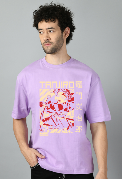 Demon Slayer Anime Oversized Printed Tshirt