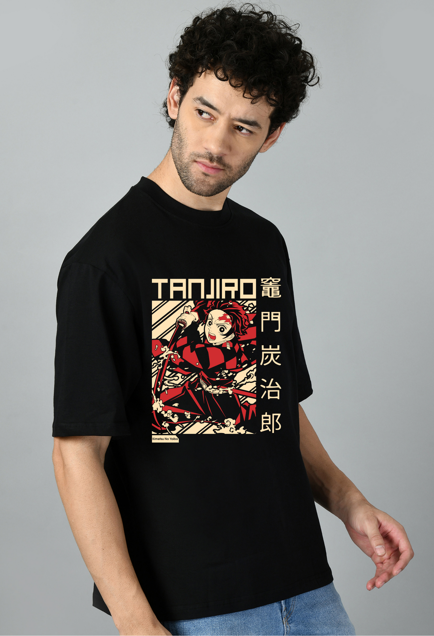 Demon Slayer Anime Oversized Printed Tshirt