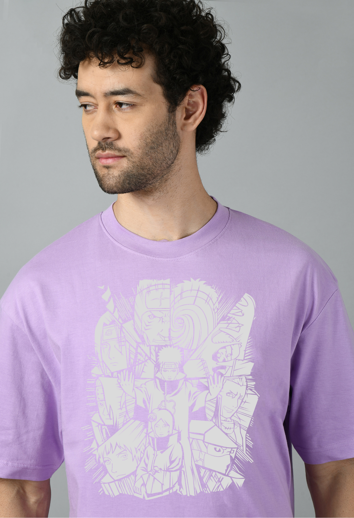 Cartoon Printed Oversized Tshirt for Men by quesla