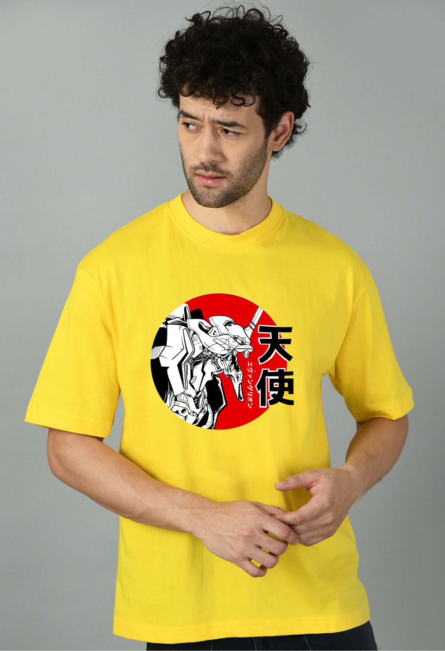 Cartoon Printed Oversized Tshirt for Men