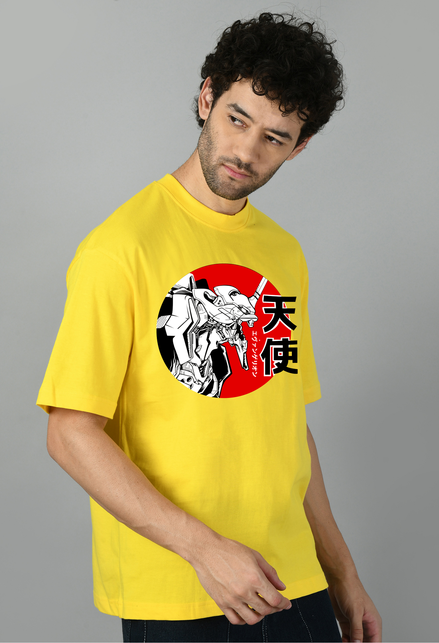 Cartoon Printed Oversized Tshirt for Men