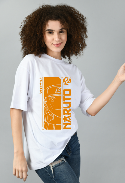 Naruto Stylish Oversized Anime Tshirt for Women