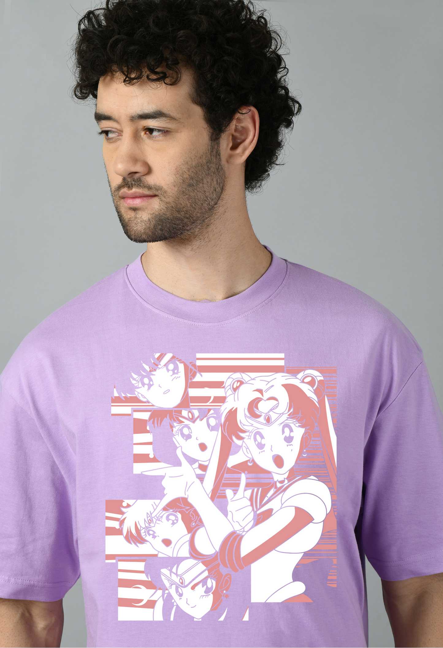 Sailor Moon Oversized Tshirt for Men