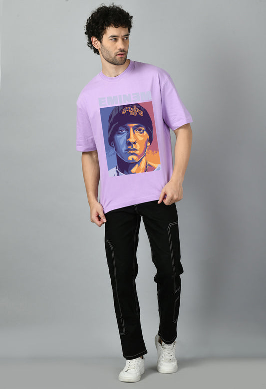 Men's Oversized Printed Anime Tshirt