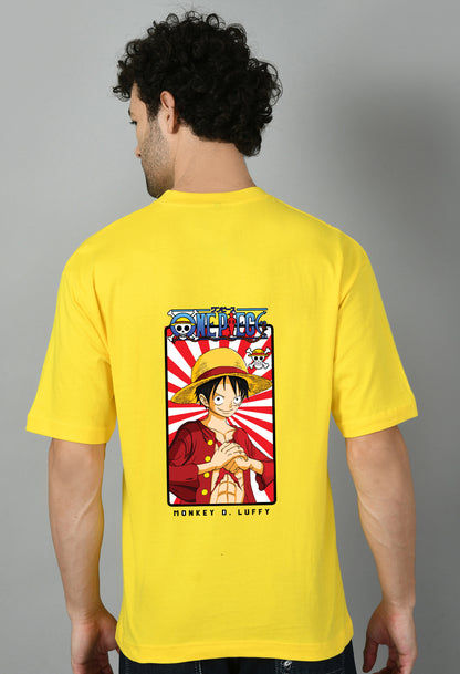 Men's Oversized Printed Anime Tshirt